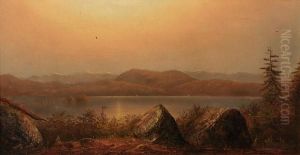 Landscape With Lake by Norton Bush