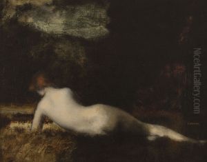 Nymphe couchee by Jean-Jacques Henner