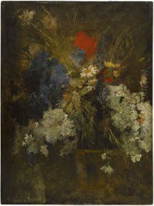 Fleurs des champs (Coquelicot, marguerite et bleuet)