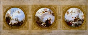 Esquisse pour la mairie du 6eme : Egalite. Liberte. Fraternite. by Henri Leopold Levy