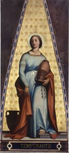 Esquisse pour l'eglise Saint-Jacques-Saint-Christophe de la Villette : La Temperance by Jean-Francois Bremond