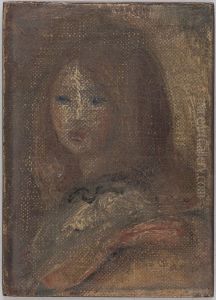 Tete de fillette by Pierre Auguste Renoir