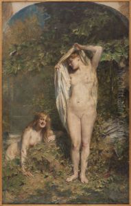 Au soleil by Leon Comerre