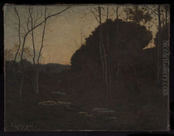Clairiere en foret, Fontainebleau - view 1