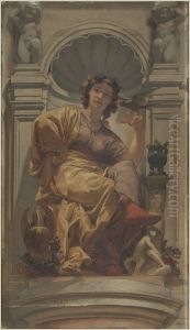 Esquisse pour la coupole du pavillon Denon au Louvre : La fantaisie
