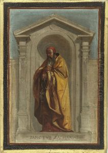 Esquisse pour l'eglise Notre-Dame-de-Bonne-Nouvelle : Saint Zaccharie
