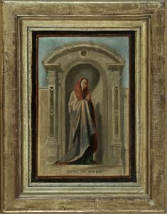 Esquisse pour l'eglise Notre-Dame-de-Bonne-Nouvelle : Sainte Anne by Nicolas-Auguste Hesse