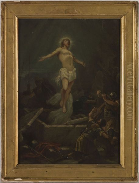 Esquisse pour l'eglise de Saint-Pierre-Saint-Paul de Montreuil-sous-Bois : La Resurrection de Jesus Christ - view 1