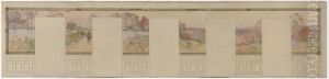Esquisse pour la salle des fetes de la mairie de Vanves : Pro Patria by Henri Gaston Darien