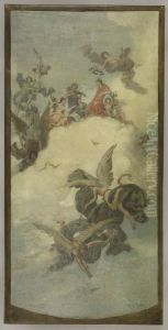Esquisse pour la mairie du 6eme arrondissement de Paris : Paris, cite d'art by Louis Edouard Fournier