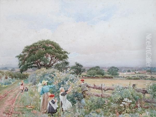 Gathering Wild Roses, Near Blackwell,carlisle - view 1