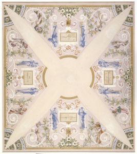 Esquisse pour l'escalier des Fetes de l'Hotel de Ville de Paris : Septembre by Luc-Olivier Merson