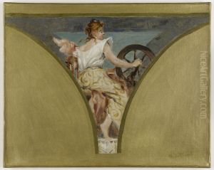 Esquisse pour la salle des fetes de l'Hotel de Ville de Paris : La Tapisserie