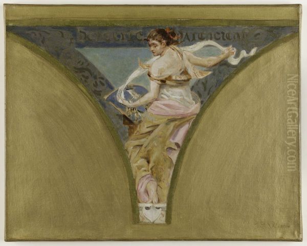 Esquisse pour la salle des fetes de l'Hotel de Ville de Paris : La Dentelle de Valenciennes - view 1