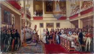 Le mariage du roi Leopold I avec la princesse d'Orleans