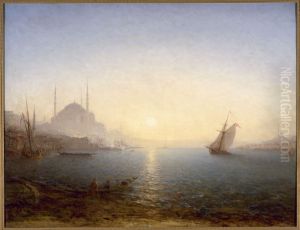 Constantinople, Sainte-Sophie au soleil levant