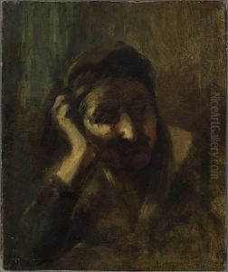 Tete de vieille femme italienne, dite Mere de la Palombella by Jean-Baptiste Carpeaux