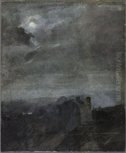 Crepuscule, effet de lune
