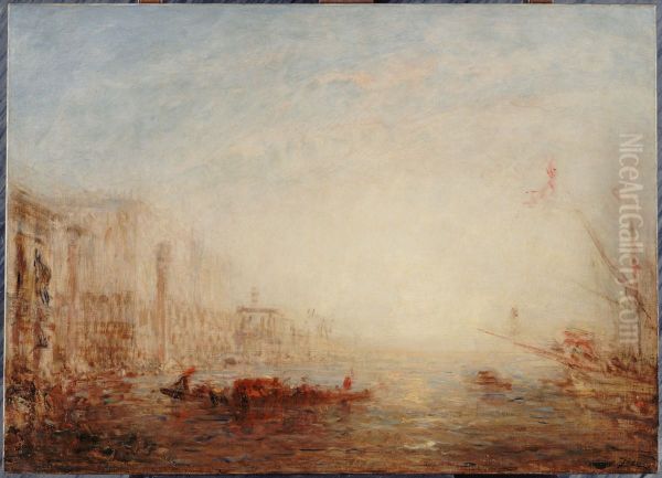 Venise, le Grand Canal au soleil levant - view 1