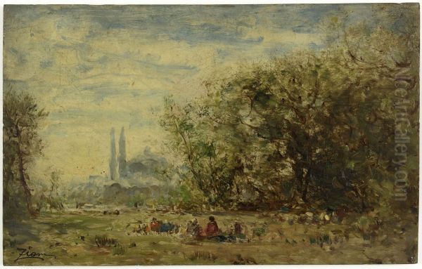 Les eaux douces d'Asie, environs de Constantinople - view 1