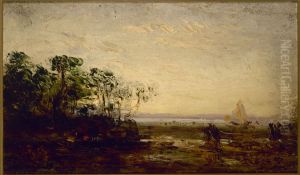 Martigues, effet de crepuscule by Felix Ziem