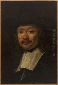 Etude d'homme [Les Syndics], copie d'apres Rembrandt by Felix Ziem