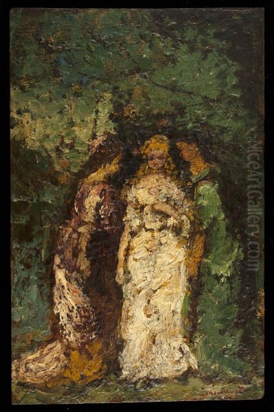 Trois femmes sous les arbres - view 1
