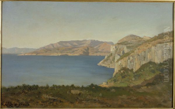 La Cote d'Azur, baie sur la Mediterranee - view 1