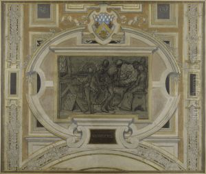 Esquisse pour la galerie des Metiers de l'Hotel de Ville : Verriers by Pierre-Victor Galland