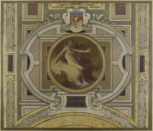 Esquisse pour la galerie des metiers de l'Hotel de Ville : Electricite by Pierre-Victor Galland