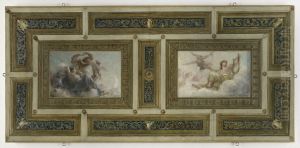 Esquisse pour la mairie de Saint-Maur-des-Fosses : La Nuit et le Jour by Paul Baudouin