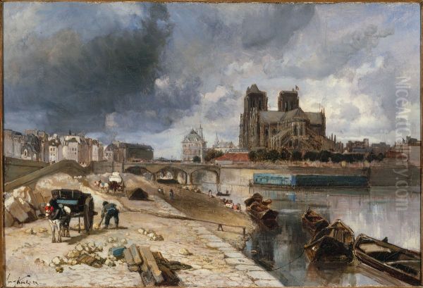 Notre-Dame vue du quai de la Tournelle - view 1