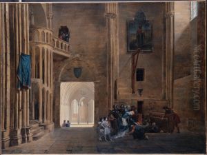La Reine Blanche de Castille delivrant les prisonniers by Francois Marius Granet