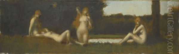 Nymphes a la sortie du bain - view 1
