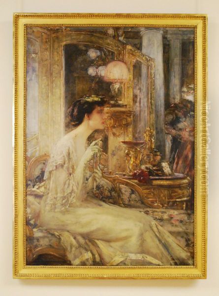 En soiree, Madame Pascal Blanchard. - view 1