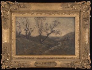Le ruisseau by Henri Harpignies