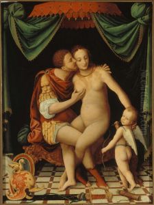 Mars et Venus by Bernardino Lanino