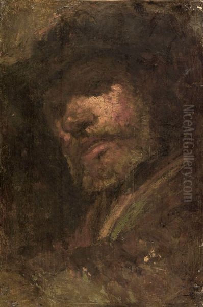 Le Tambour, tete d'homme d'apres Rembrandt - view 1
