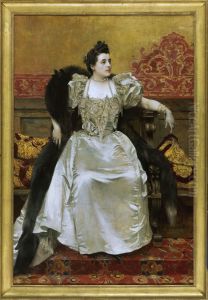 Portrait de Mme Gaston Menier Portrait de Mme Gaston Menier