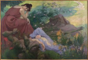 Sejour de paix et de joie : meditation by Victor Prouve