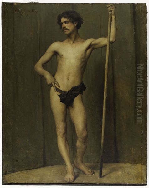 Etude de figure d'apres le modele vivant (concours pour le prix de Rome) - view 1