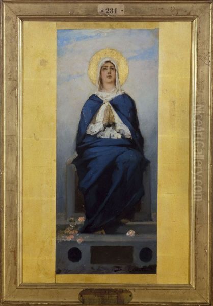 Esquisse pour l'eglise de Clichy-la-Garenne : L'Immaculee Conception - view 1