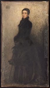 Portrait de la mere de l'artiste (Mme Dillon) by Theobald Chartran