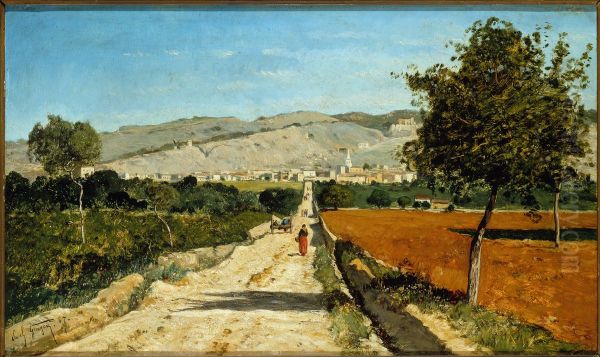 Paysage de Provence. Vue de Saint-Saturnin-les-Apt. - view 1