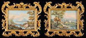 Paesaggio Fluviale Con Figure E Casolare by Jan Frans Van Bloemen (Orizzonte)