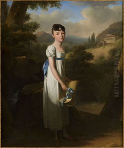 Portrait de Mademoiselle Athenais d'Albenas by Louis-Leopold Boilly