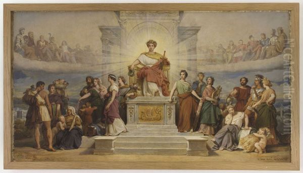 The triumph of the Ville de Paris - view 1