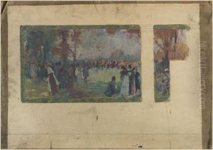 Esquisse pour la mairie de Saint-Ouen : L'hippodrome de Saint-Ouen Esquisse pour la mairie de Saint-Ouen : L'hippodrome de Saint-Ouen