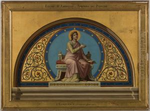 Esquisse pour l'eglise Saint-Ambroise : L'eloquence by Charles Soulacroix