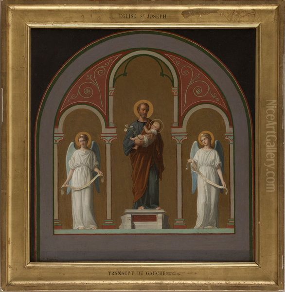 Esquisse pour l'eglise Saint-Joseph : Saint Joseph - view 1